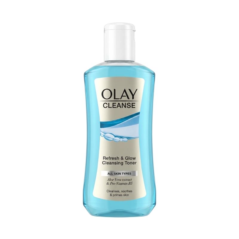 Olay Cleanse Refresh & Glow Cleansing Toner (All Skin Types) with Aloe Vera Extract & Pro‑Vitamin B5