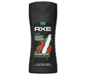 AXE Africa 3-in-1 Shower Gel – Squeezed Mandarin & Sandalwood Scent (XL Size)