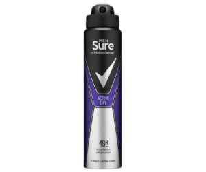 Sure Men Active Dry Anti‑Perspirant Deodorant Spray with MotionSense™ – 48h Dry Protection