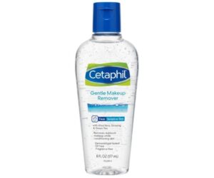 Cetaphil Gentle Makeup Remover (Oil‑Free, Fragrance‑Free) – 8 fl oz / 237 mL