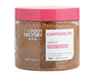The Foot Factory Spa Caffeine Fix Mocha Foot Scrub400g (14.1 oz.)