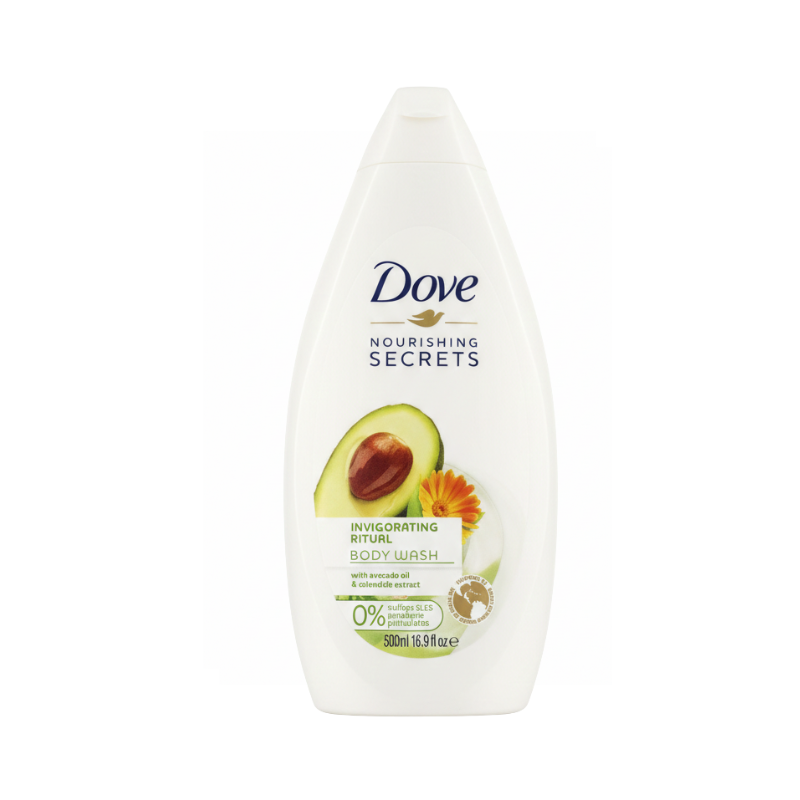 Dove Nourishing Secrets Invigorating Ritual Body Wash (with Avocado Oil and Calendula Extract)