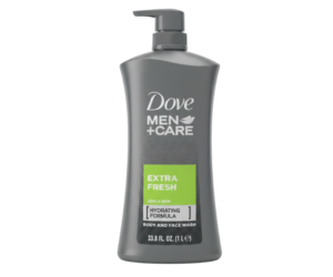 Dove Men+Care Extra Fresh Body and Face Wash 1 Liter (33.8 fl oz)