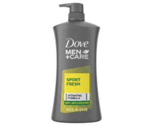 Dove Men+Care Sport Fresh Body and Face Wash 1 Liter (30.3 fl oz)