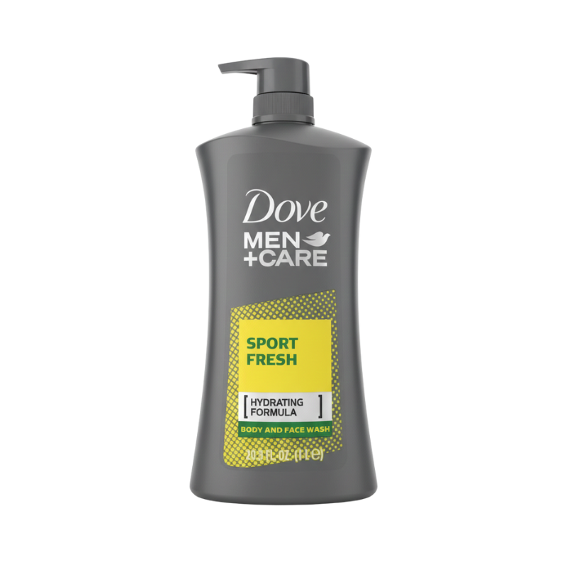 Dove Men+Care Sport Fresh Body and Face Wash 1 Liter (30.3 fl oz)