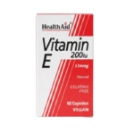 HealthAid Vitamin E 200iu (Natural) Capsules,60 Capsules