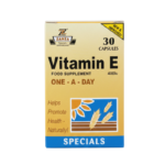 Zanza Specials Vitamin E 400iu One-A-Day, 30 Capsules