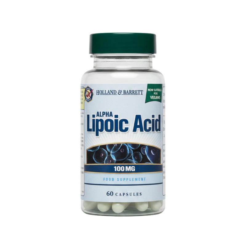 Holland & Barrett Alpha Lipoic Acid 100mg Capsules,60 Capsules