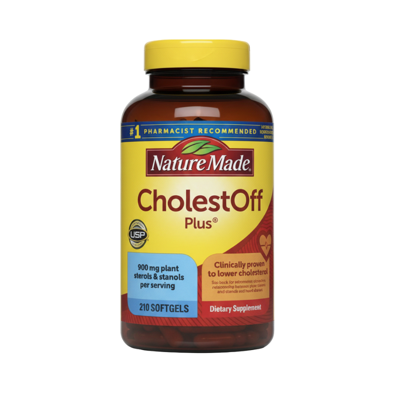 Nature Made CholestOff Plus Softgels,210 Softgels