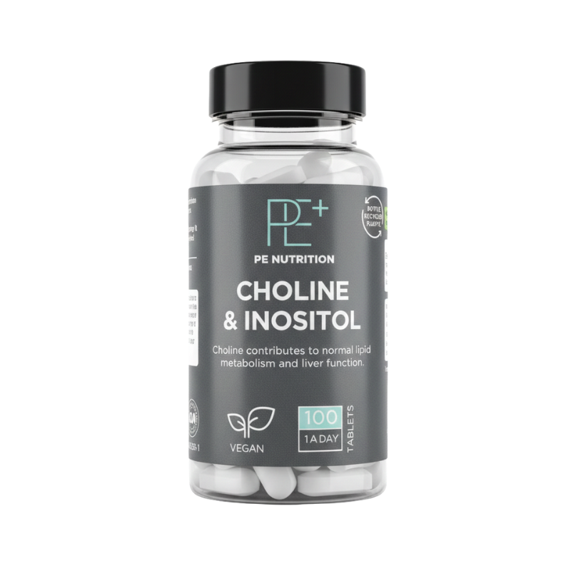 PE Nutrition Choline & Inositol Vegan Daily Tablets, 100 Count