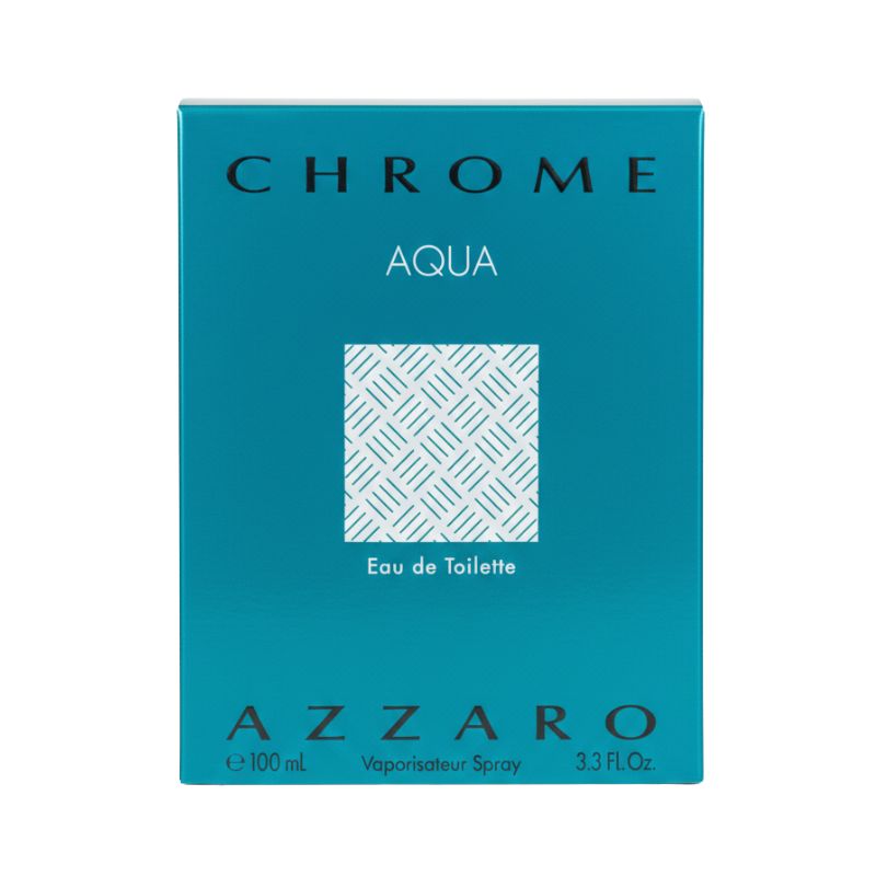 Azzaro Chrome Aqua Eau de Toilette for Men,100 ml (3.3 FL OZ)