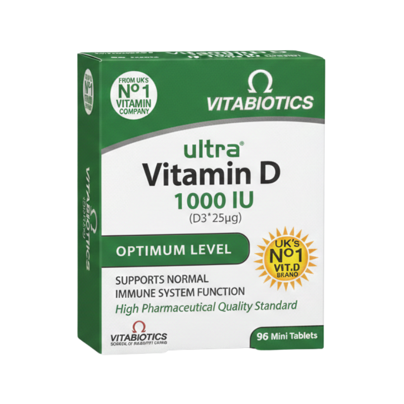 Ultra Vitamin D 1000 IU (D3 25µg) Optimum Level