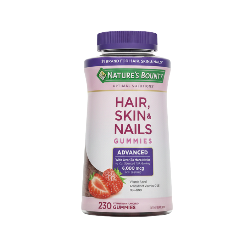 Nature's Bounty Advanced Hair, Skin & Nails Gummies (6,000 mcg Biotin)