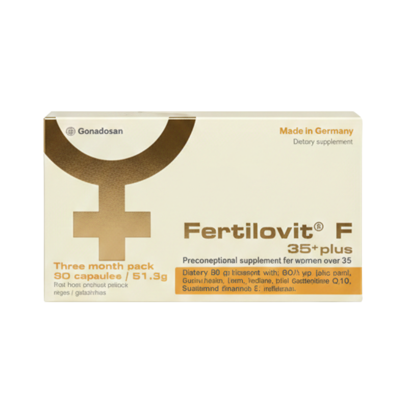 Gonadosan Fertilovit F 35+ Plus,90 Capsules (3 month pack | 51.3g total)