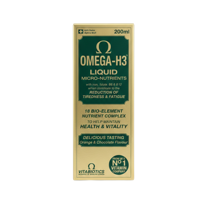 Vitabiotics Omega-H3 Liquid,200ml