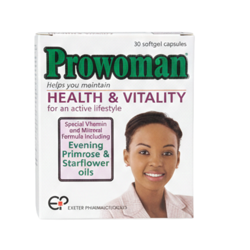 Exeter Prowoman Health & Vitality,30 Softgel Capsules
