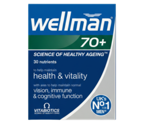 Vitabiotics Wellman 70+,30 Tablets