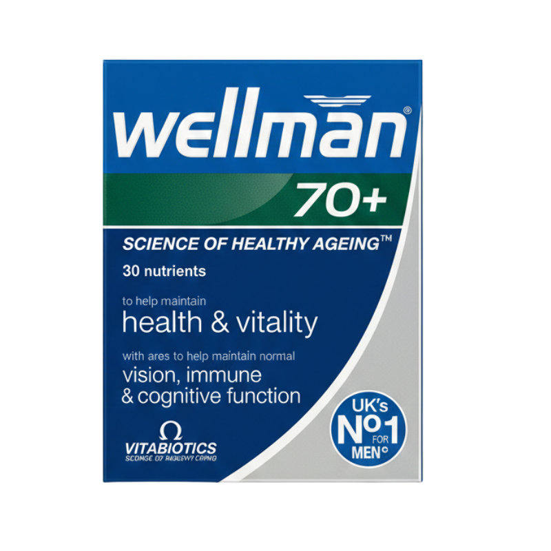 Vitabiotics Wellman 70+,30 Tablets