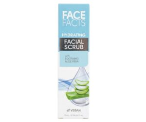 Face Facts Hydrating Facial Scrub with Soothing Aloe Vera,75mL / 2.54 US fl. oz