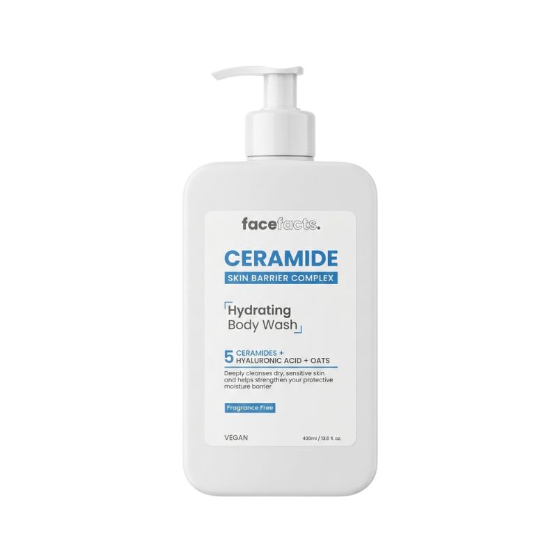 Face Facts Ceramide Skin Barrier Complex Hydrating Body Wash,400ml / 13.6 fl oz