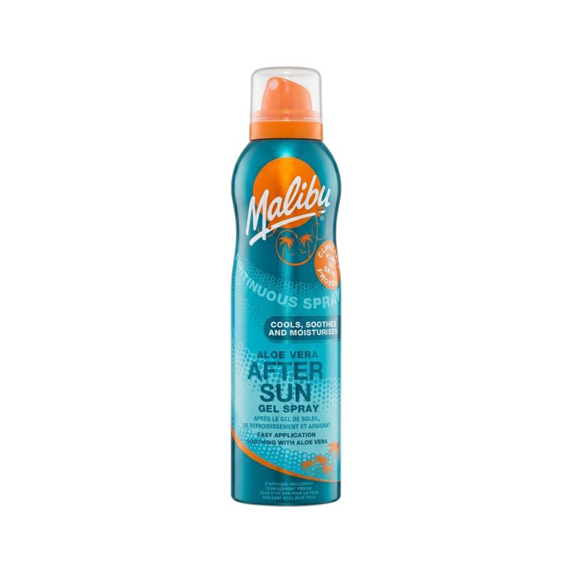 Malibu Aloe Vera After Sun Continuous Gel Spray,250ml / 8.45 fl oz