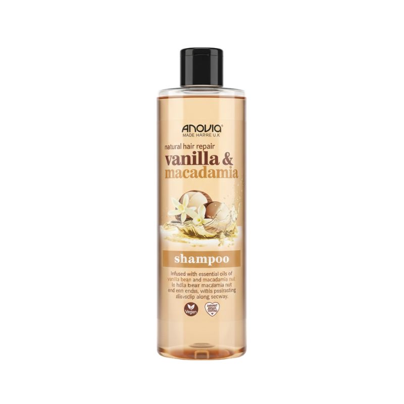Anovia Natural Hair Repair Shampoo - Vanilla & Macadamia,400ml / 13.5 fl oz