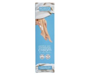 Beauty Formulas Sensitive Skin Hair Removal Cream (Legs, Underarms & Bikini Line) – Watermelon Extract & Oat, 100ml