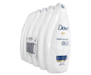 Dove Deeply Nourishing Body Wash, 500ml (Pack of 6)